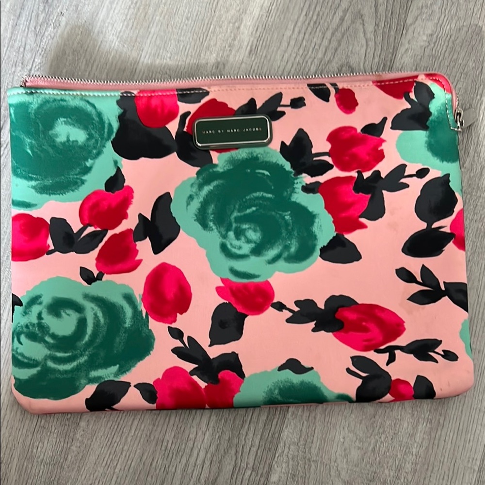 Marc By Marc Jacobs Pink Floral Laptop Bag